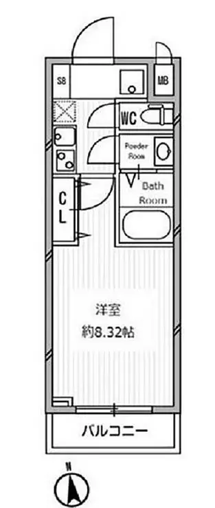 白金高輪レジデンス 2階階 間取り