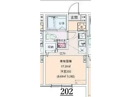 京急本線 能見台駅 徒歩11分 2階建 築1年(ワンルーム/1階)の間取り写真