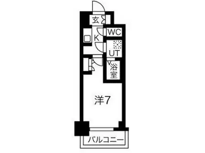 サムティ姫島フェリチェート(ワンルーム/4階)の間取り写真