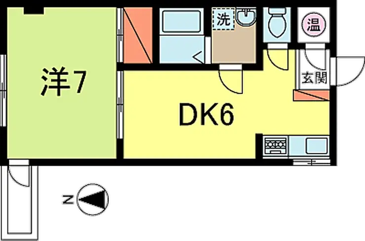 シャトー山崎 3階階 間取り