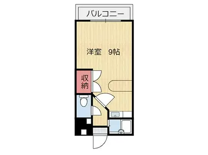 マンスリーマンション 大塚(ワンルーム/3階)の間取り写真