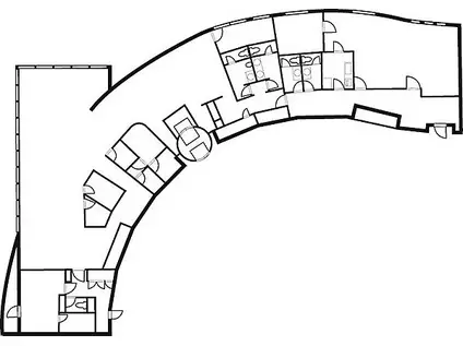 フロンティアTACHIBANA(ワンルーム/2階)の間取り写真