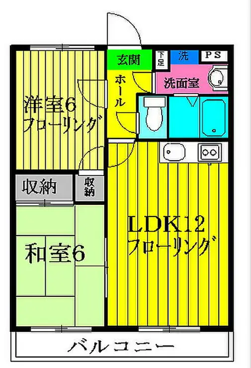 パークサイドアキマ 4階階 間取り