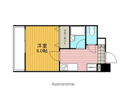 フジビル(ワンルーム/2階)の間取り写真