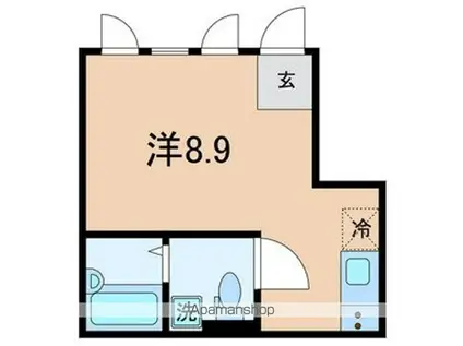 ルミナス(1LDK/1階)の間取り写真