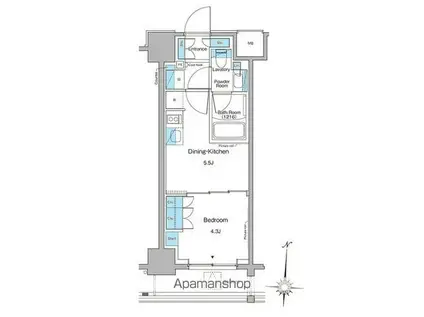 グランナチュールA(2LDK/2階)の間取り写真