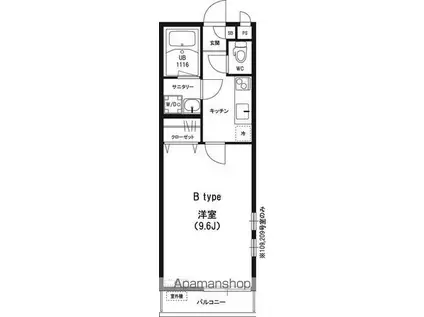総武・中央緩行線 新検見川駅 徒歩12分 2階建 築26年(3LDK)の間取り写真
