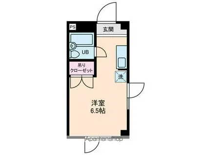 フォルティス今池(2LDK/14階)の間取り写真