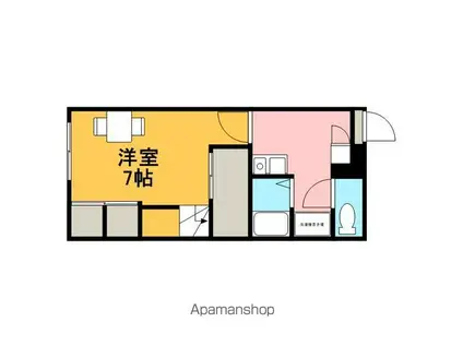 オータムレーベンⅡ(1LDK/2階)の間取り写真