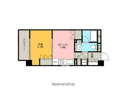 リコリス(2LDK/2階)の間取り写真