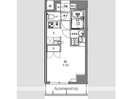 ベルウッド八街Ⅲ(1LDK/1階)の間取り写真