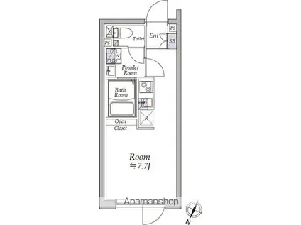 ライオンズプラザ上大岡(2LDK/12階)の間取り写真