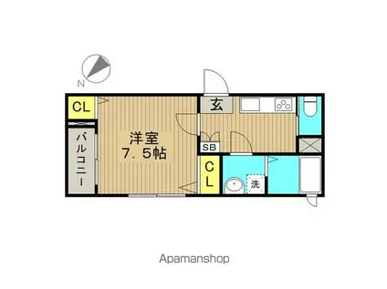 丸和マンション(3K/3階)の間取り写真