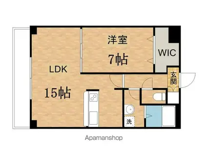 サニーハイツ岸野(2DK/2階)の間取り写真