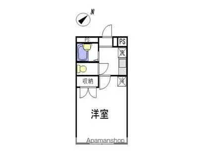 プルミエ 和泉C(2DK/2階)の間取り写真