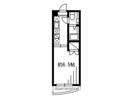 クレールソフィア都島(1K/2階)の間取り写真
