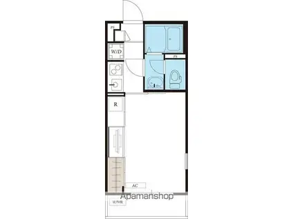 エステラス(1LDK/3階)の間取り写真