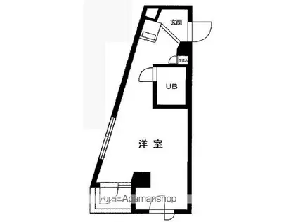 グランドハイツ市川B(2DK/1階)の間取り写真