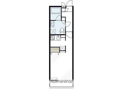 エステラス(1LDK/3階)の間取り写真