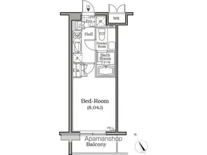 エトワール(2LDK)の間取り写真