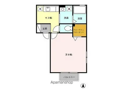 西武池袋・豊島線 東長崎駅 徒歩8分 3階建 築1年(3LDK)の間取り写真