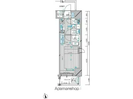フューチャーTOKYO(1K/3階)の間取り写真