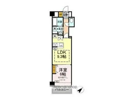 ハッピー プレイス Ⅱ(1LDK/1階)の間取り写真