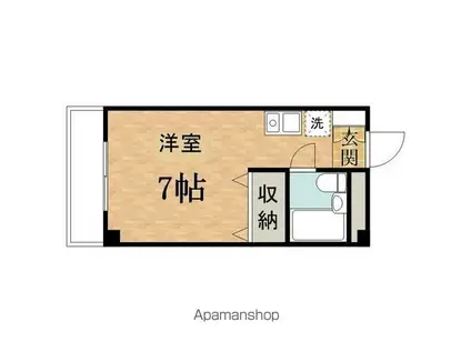 第一レジェンド千田ビル(1K/3階)の間取り写真