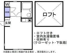 ウエステリア世田谷公園(ワンルーム/2階)の間取り写真