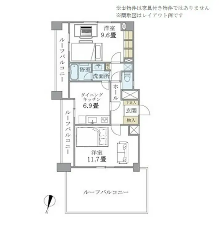 北品川アパートメント 9階階 間取り