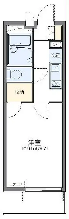 レオパレスアドバンス鶴見 3階階 間取り