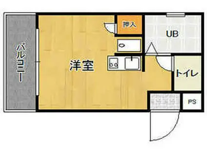 サンマリオ南六郷(ワンルーム/1階)の間取り写真