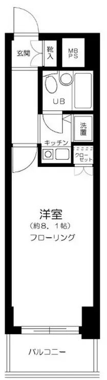 藤和シティコープ大森 11階階 間取り