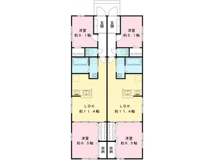 CASA　ALIVIO(2LDK)の間取り写真