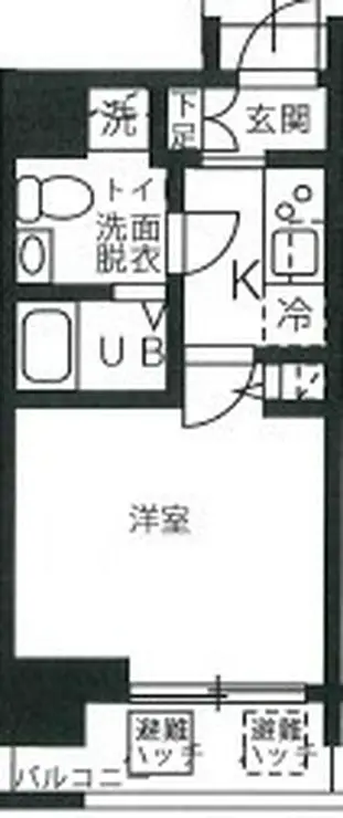 ハーモニーレジデンス新横浜 3階階 間取り