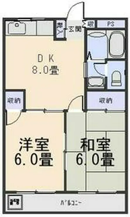 エスポワール金子 3階階 間取り