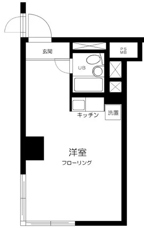 パラシオン高輪 5階階 間取り