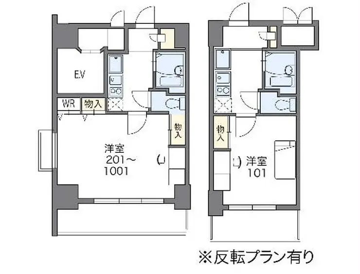 レオパレス伸夫 7階階 間取り