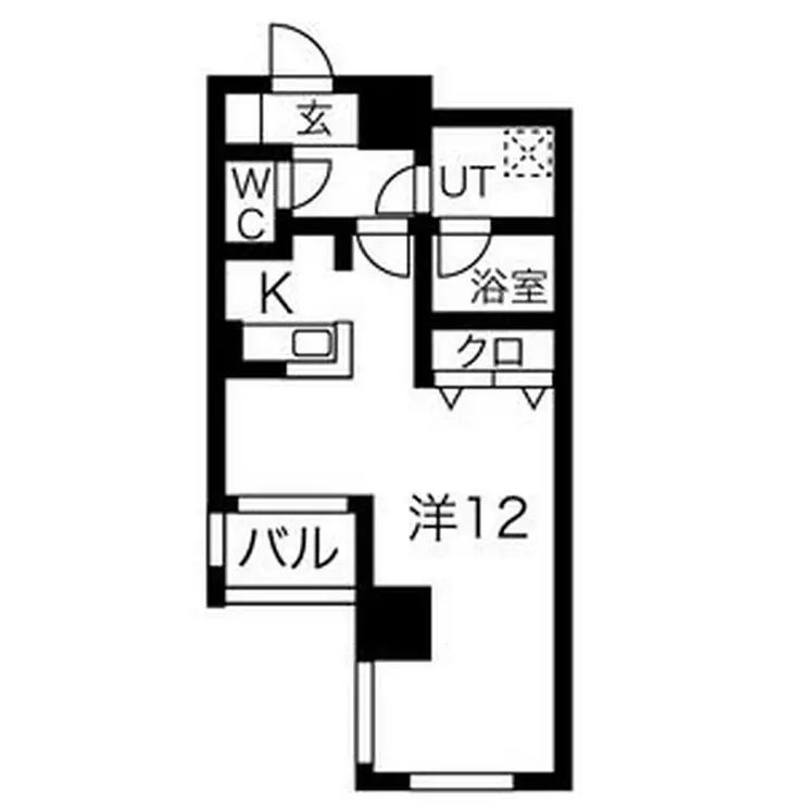 スパシエルクス横浜 3階階 間取り
