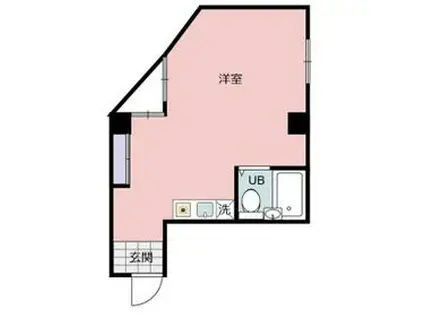 マンショントギヒルズ(ワンルーム/3階)の間取り写真