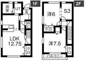 レフィーナ　エスト(2LDK)の間取り写真