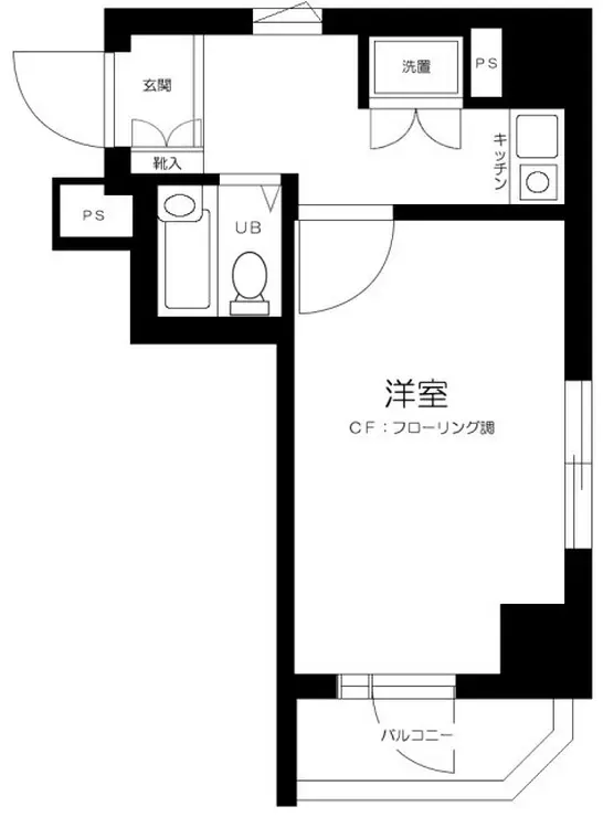 日興パレス大森PARTII 6階階 間取り