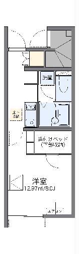 レオネクストアリオール沼田Ⅳ(1K/1階)の間取り写真