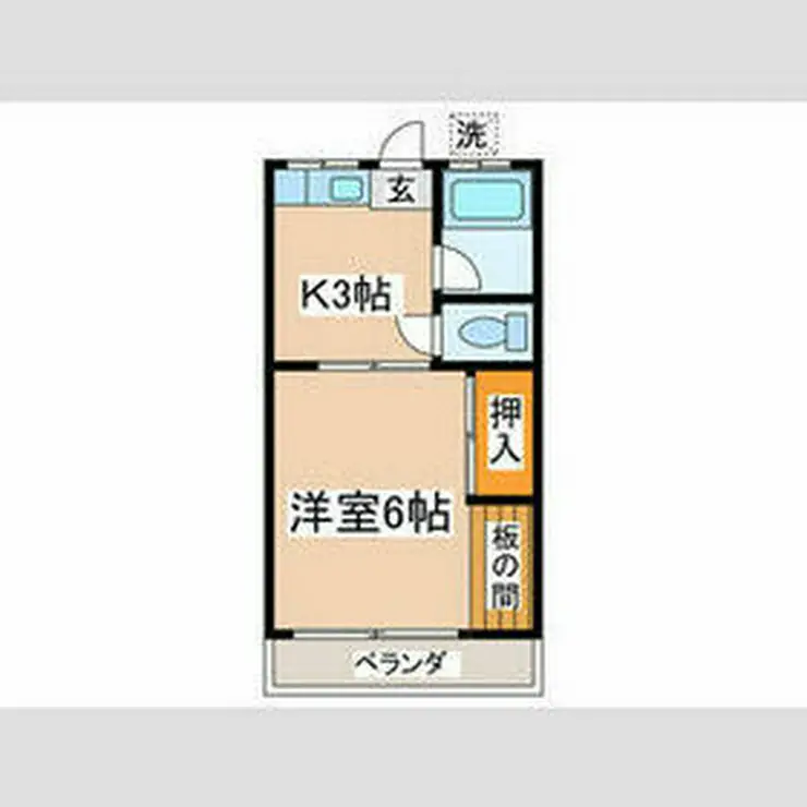 第二杉本荘 2階階 間取り