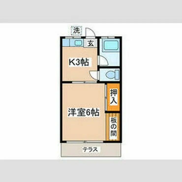 第二杉本荘 1階階 間取り