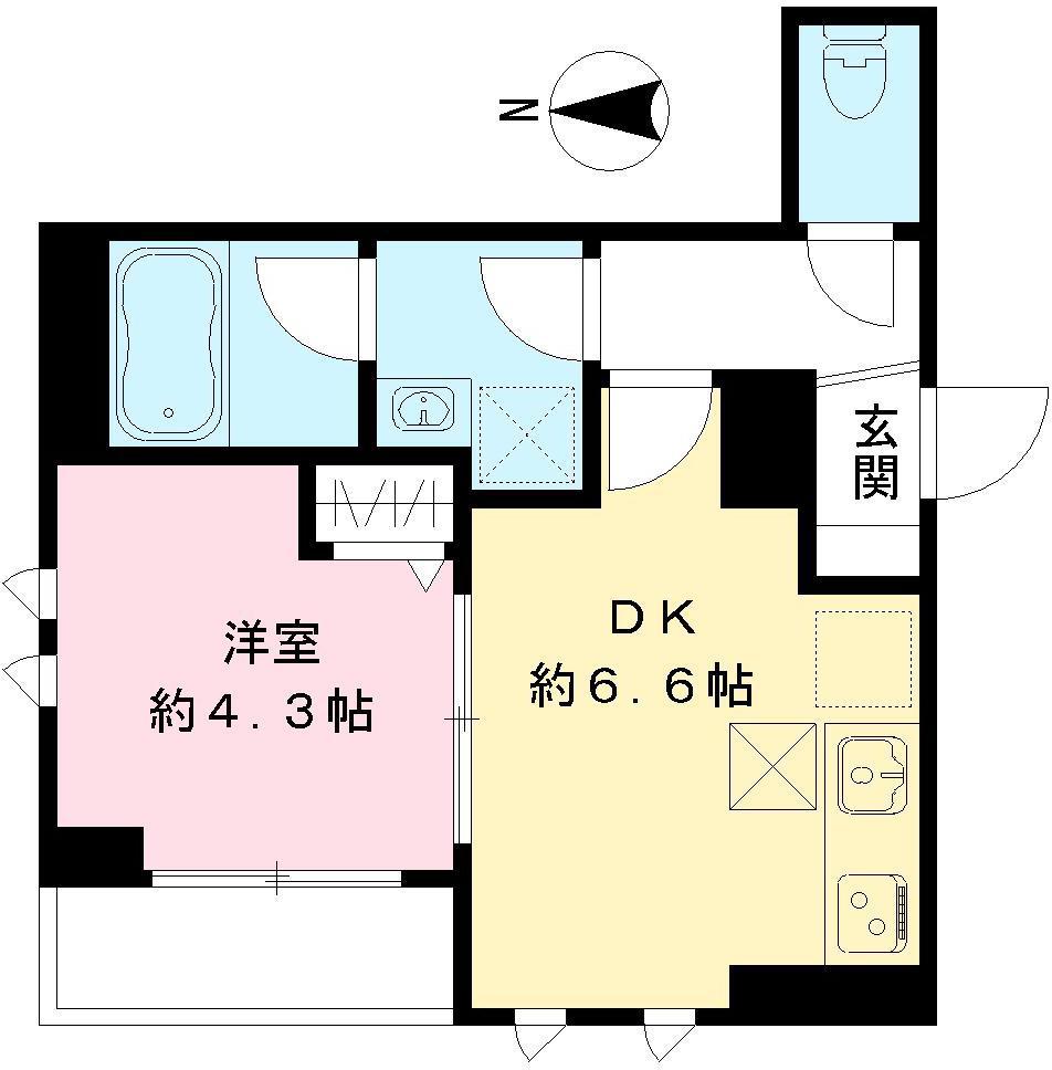 VORFAHREN フォアファーレン(1DK/1階)の間取り写真