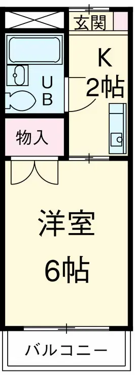カーサ武蔵 1階階 間取り