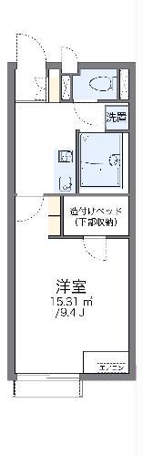 レオネクスト雪月花Ⅰ(1K/1階)の間取り写真