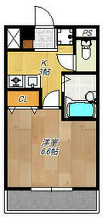 アスタリスク日吉 1階階 間取り