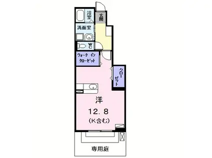 アビィーロード(ワンルーム/1階)の間取り写真